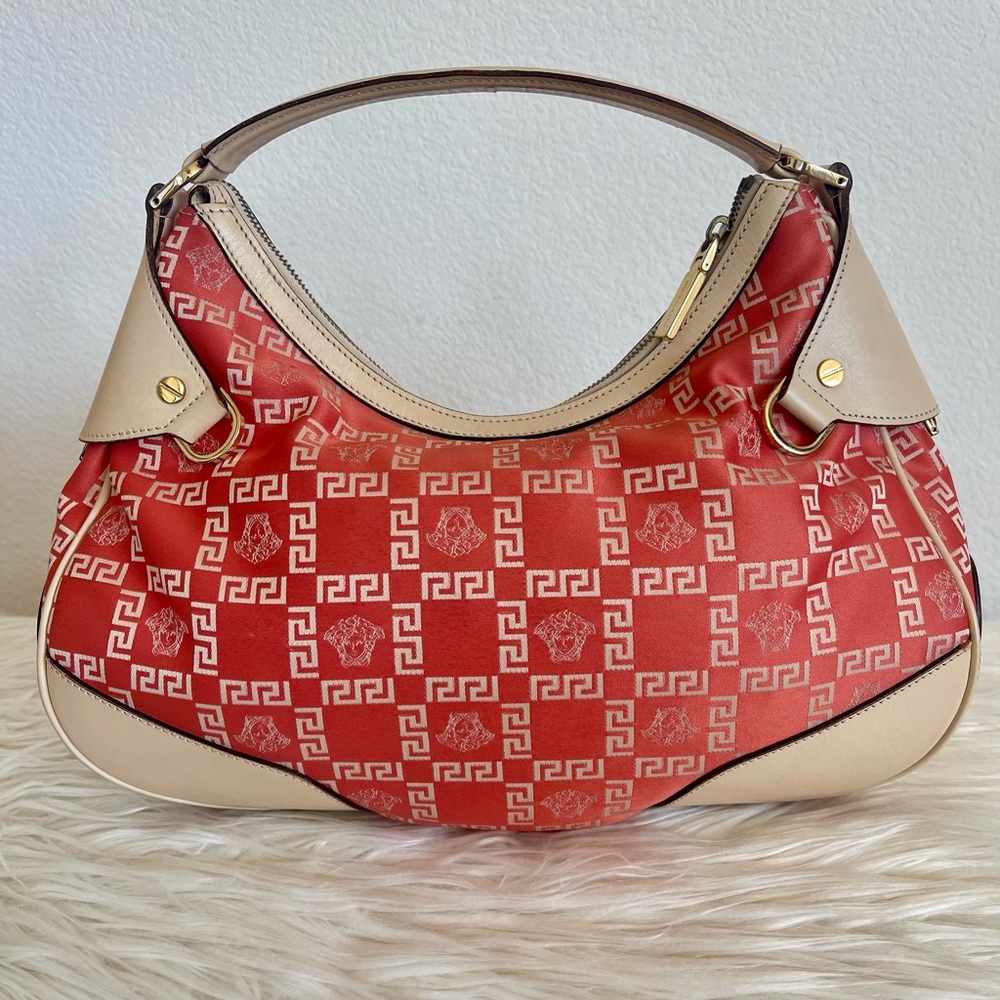 EUC Versace Medusa Head Logo Hobo Bag - Picture 3 of 11